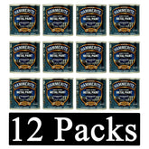 12X Hammerite Hammered Blue Paint 250ml Tin Paint